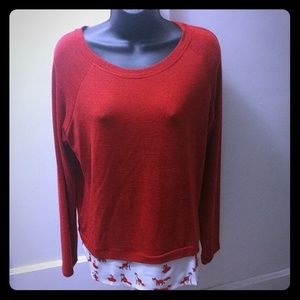 La Soul Light weight sweater w/ blouse attached